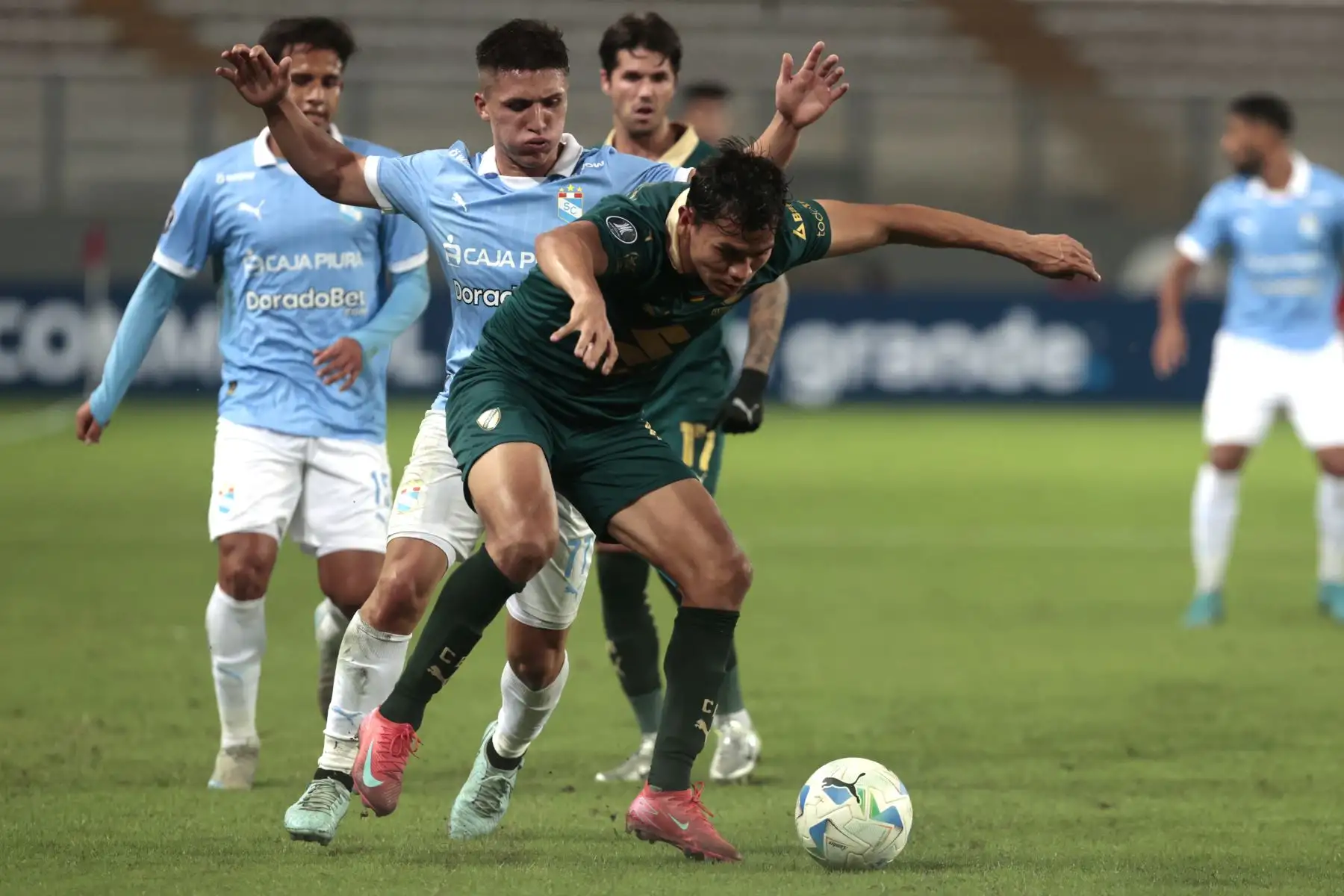 Sporting Cristal le gana 2-1 al Bolívar en el Estadio Nacional de Lima, en la fase de grupos de la Copa Conmebol Libertadores 2025. Foto: ANDINA/Vidal Tarqui