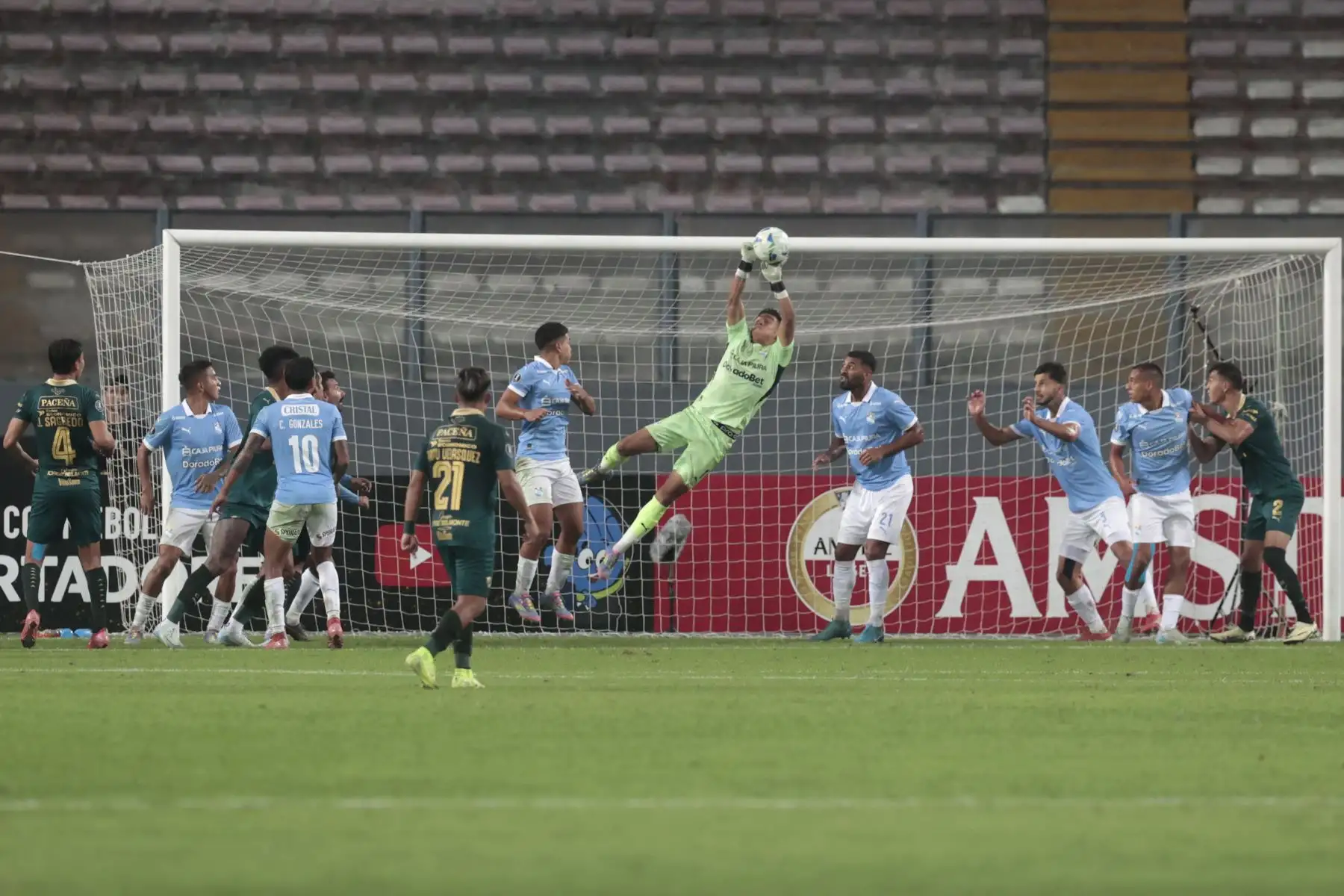 Sporting Cristal le gana 2-1 al Bolívar en el Estadio Nacional de Lima, en la fase de grupos de la Copa Conmebol Libertadores 2025. Foto: ANDINA/Vidal Tarqui