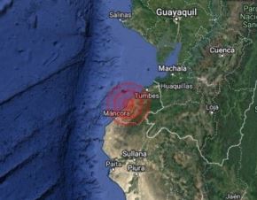 Tumbes fue remecida esta mañana por un fuerte temblor de magnitud 5.2, informó el IGP.