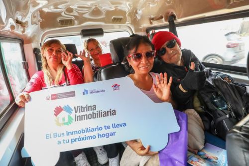 Bus Inmobiliario te lleva a conocer proyectos habitacionales de Techo Propio y Crédito Mivivienda en Lima. Foto: ANDINA/Difusión