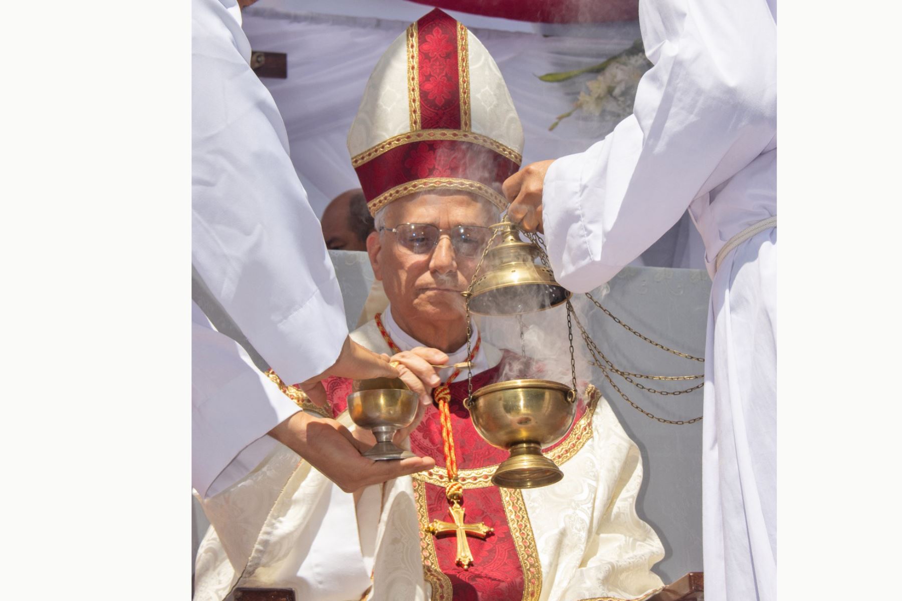 El papa León XIV el 2024. El entonces obispo Robert Francis Prévost. Foto: Paul Sunción