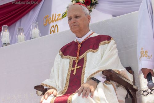 Imagen del obispo Robert Francis Prévost en el Perú, en el 2024. Foto: Paul Sunción.