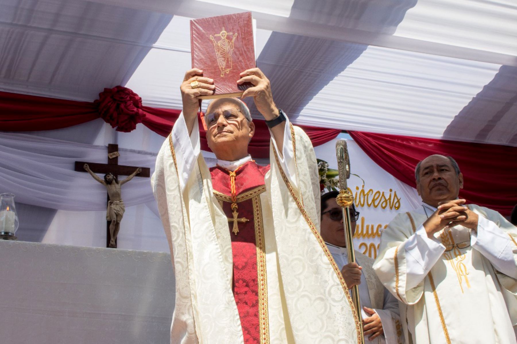 El papa León XIV el 2024. El entonces obispo Robert Francis Prévost. Foto: Paul Sunción
