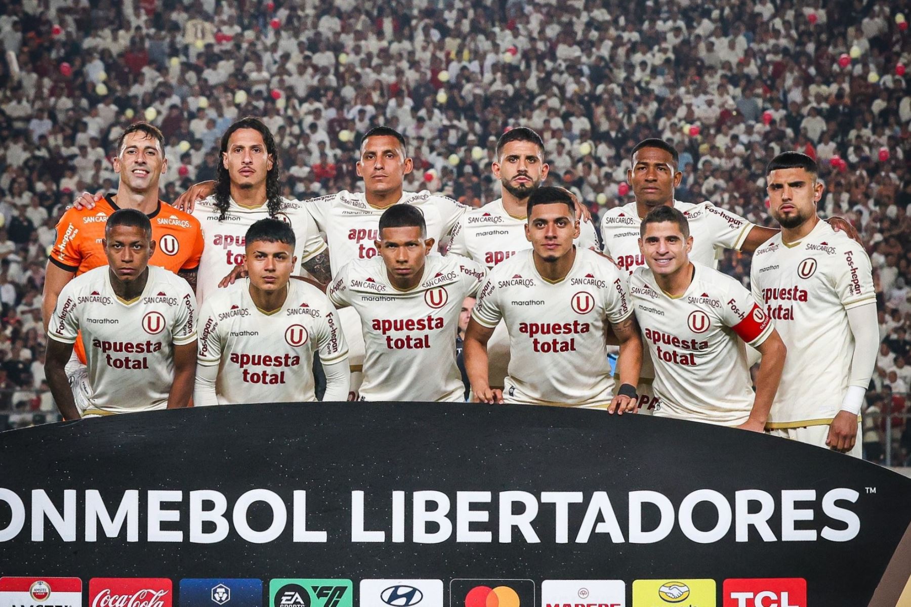 Cuadro principal de Universitario de Deportes que juega esta noche en el Monumental. Foto: Universitario/Facebook.