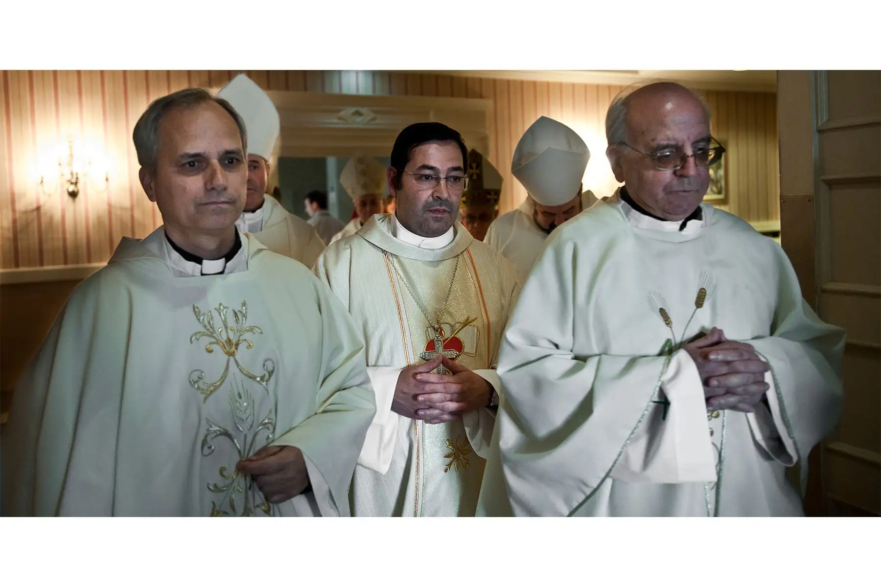 León XIV, elegido nuevo papa, visitó Bilbao, España, el 16 de septiembre de 2011 para asistir a la ceremonia de consagración del religioso agustino vasco Michel Olaortua como obispo de Iquitos (Perú). La ceremonia religiosa se celebró en la céntrica iglesia de San José de Bilbao. Foto: EFE