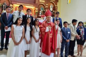 "El papa es peruano y es chiclayano. Es una inmensa alegría para todos nosotros", afirmó joven becario. Foto: Pronabec
