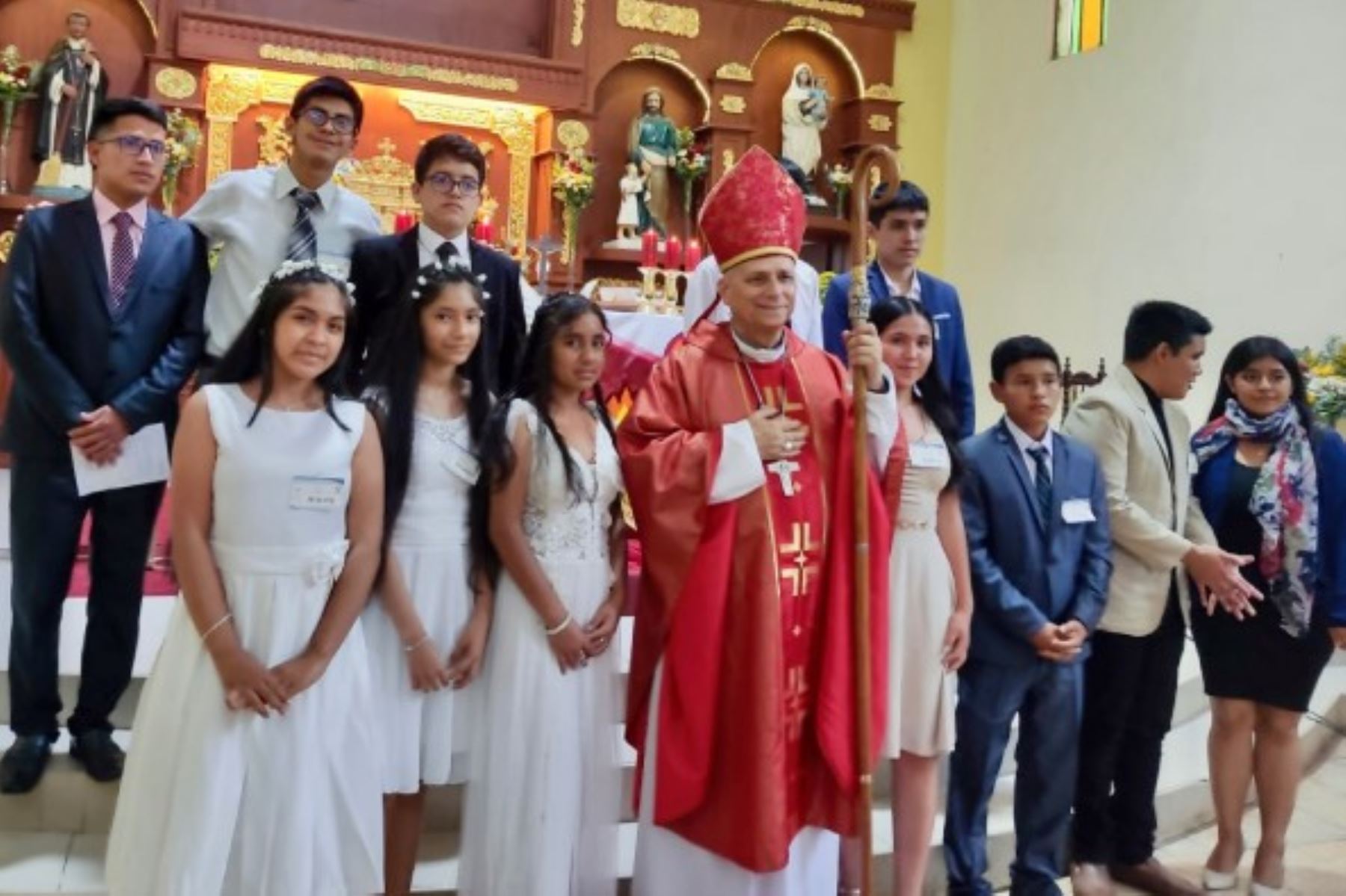 "El papa es peruano y es chiclayano. Es una inmensa alegría para todos nosotros", afirmó joven becario. Foto: Pronabec