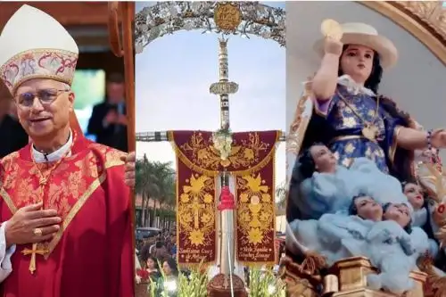 El papa León XIV pidió por la paz en el Perú cuando visitó el santuario de la Cruz de Chalpón, en la región Lambayeque. Foto: ANDINA/Difusión