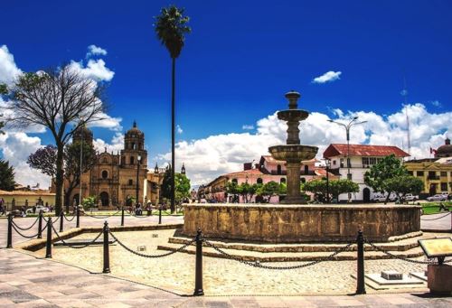 Plaza de Armas de Cajamarca. Foto: ANDINA/Difusión