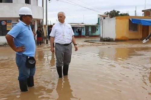 Robert Prevost durante su labor pastoral en Chiclayo, región Lambayeque. Foto: ANDINA/Archivo