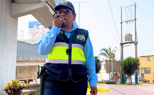 Araceli Alfaro Díaz, trabaja en el área de Serenazgo del distrito de San Martín de Porres. Foto: ANDINA/Difusión