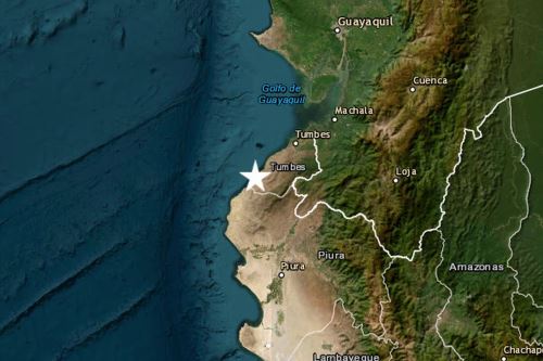 Sismo en Piura. Foto: Captura