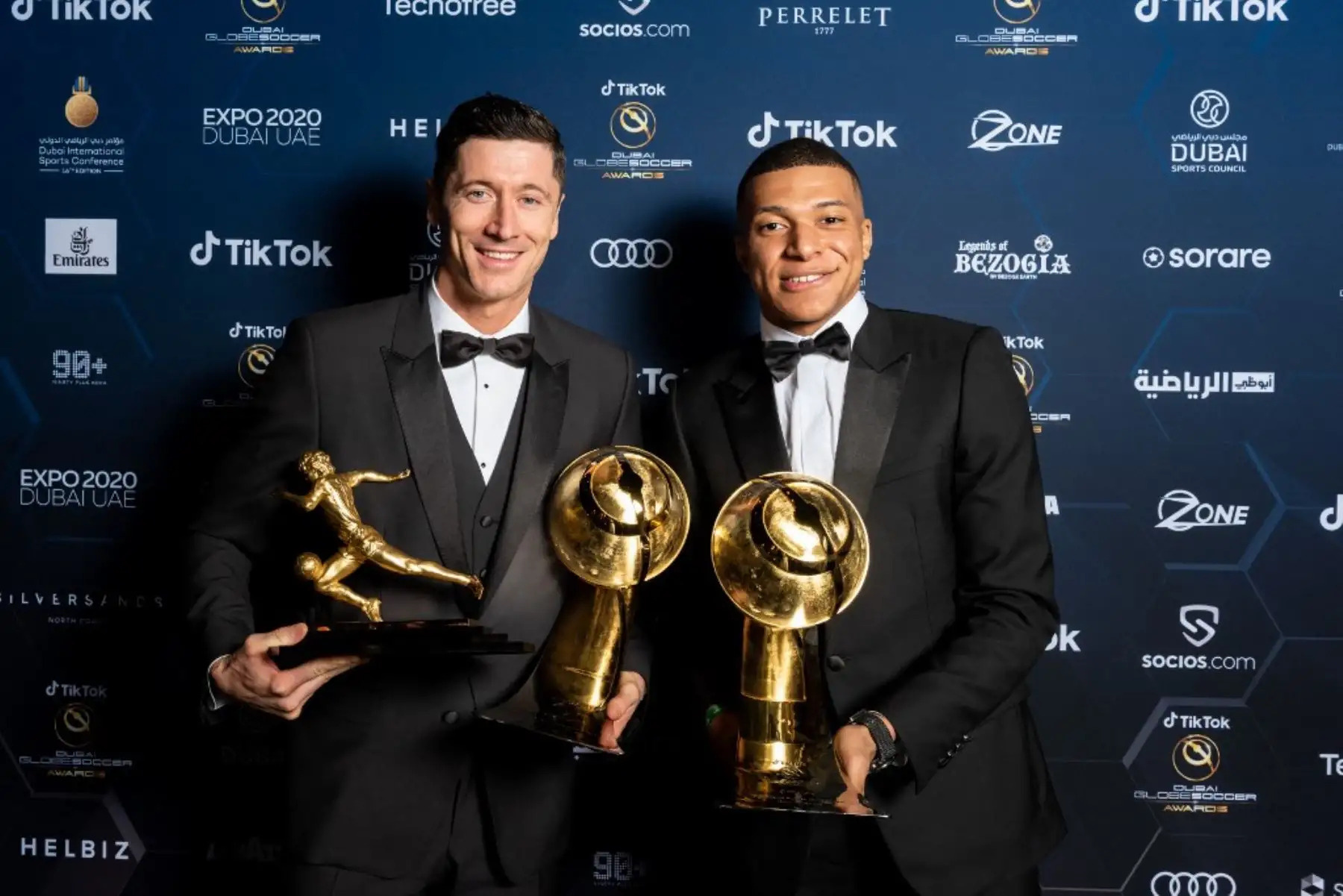 Lewandowski y Mbappé mandan en la tabla de goleadores en España