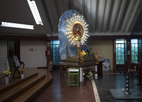 Imagen del Divino Niño Jesús. Su devoción es una de las más arraigadas en Eten y en gran parte de Lambayeque y sus devotos confían en que ahora con el nuevo papa León XIV El Vaticano reconozca sus milagros. AFP