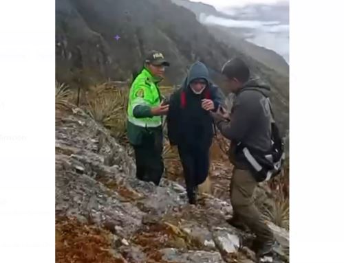 Policía de Cusco halló sanos y salvos al turista estadounidense, a su hijo y a la mascota reportados como extraviados al pie de nevado Chicón, ubicado en la provincia de Urubamba. ANDINA/Difusión