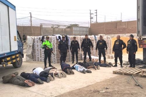 Policía Nacional detiene 959 delincuentes y desarticula 14 bandas en 24 horas. Foto: ANDINA/Difusión.