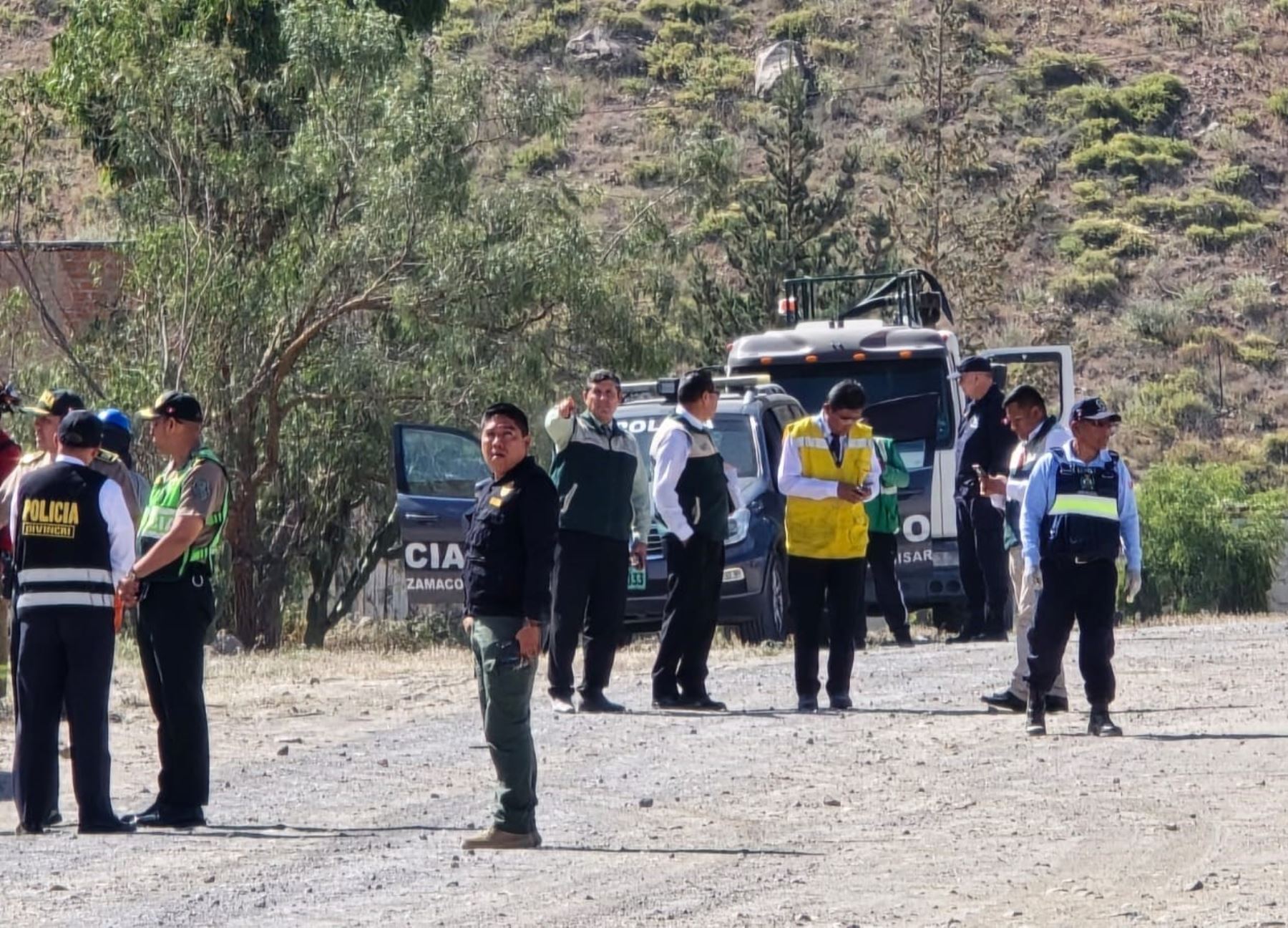 Policía Nacional logró identificar a las tres víctimas de la explosión registrada ayer en un taller de pirotecnia de Arequipa. ANDINA/Difusión