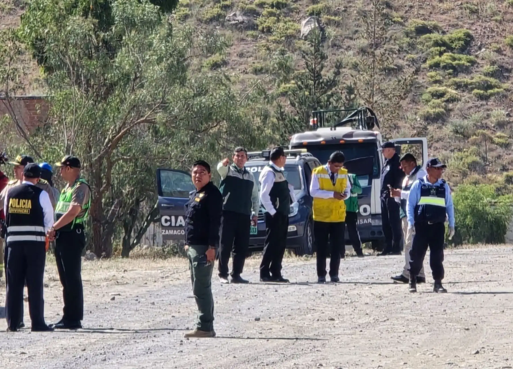 Policía Nacional logró identificar a las tres víctimas de la explosión registrada ayer en un taller de pirotecnia de Arequipa. ANDINA/Difusión