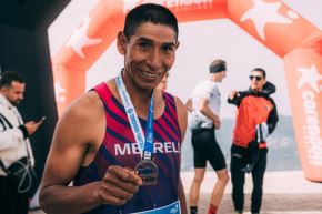 Arequipa runner José Manuel Quispe wins medal in Türkiye. Photo: Courtesy.