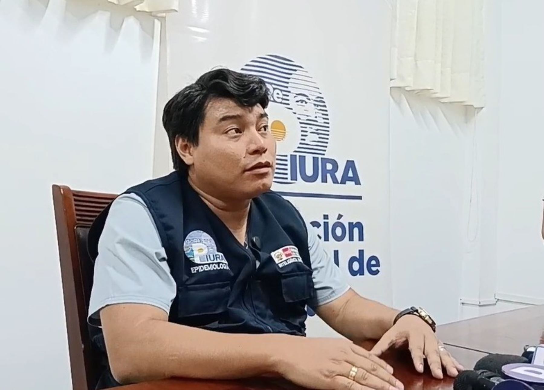 El director ejecutivo de Inteligencia Sanitaria de la Diresa Piura, Roger Machacuay Zavala, confirmó que se declarará  la alerta epidemiológica en la región Piura tras confirmarse el primer caso de tos ferina. ANDINA/Difusión