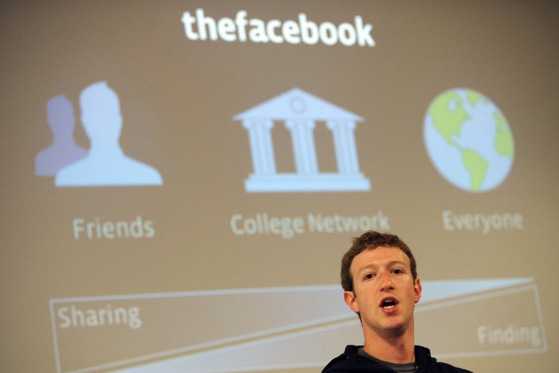 El fundador y director ejecutivo de Facebook, Mark Zuckerberg en San Francisco, California, Foto: AFP