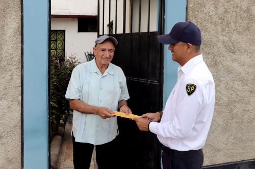ONP, pago de pensiones a domicilio.