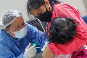 Vacunación contra sarampión. Foto: ANDINA/archivo.