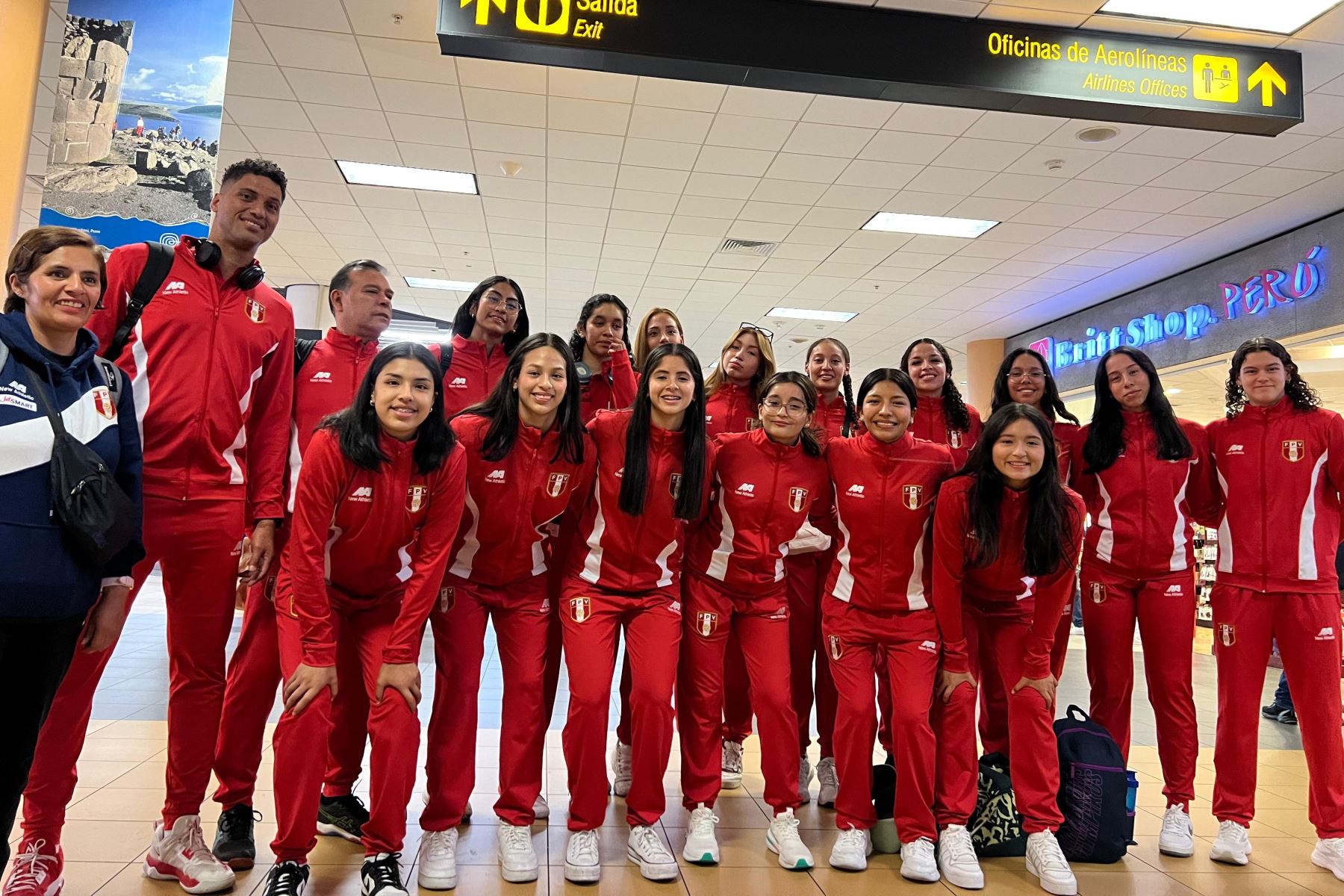 Selección Peruana de Vóley Femenino U19. Foto: FPV