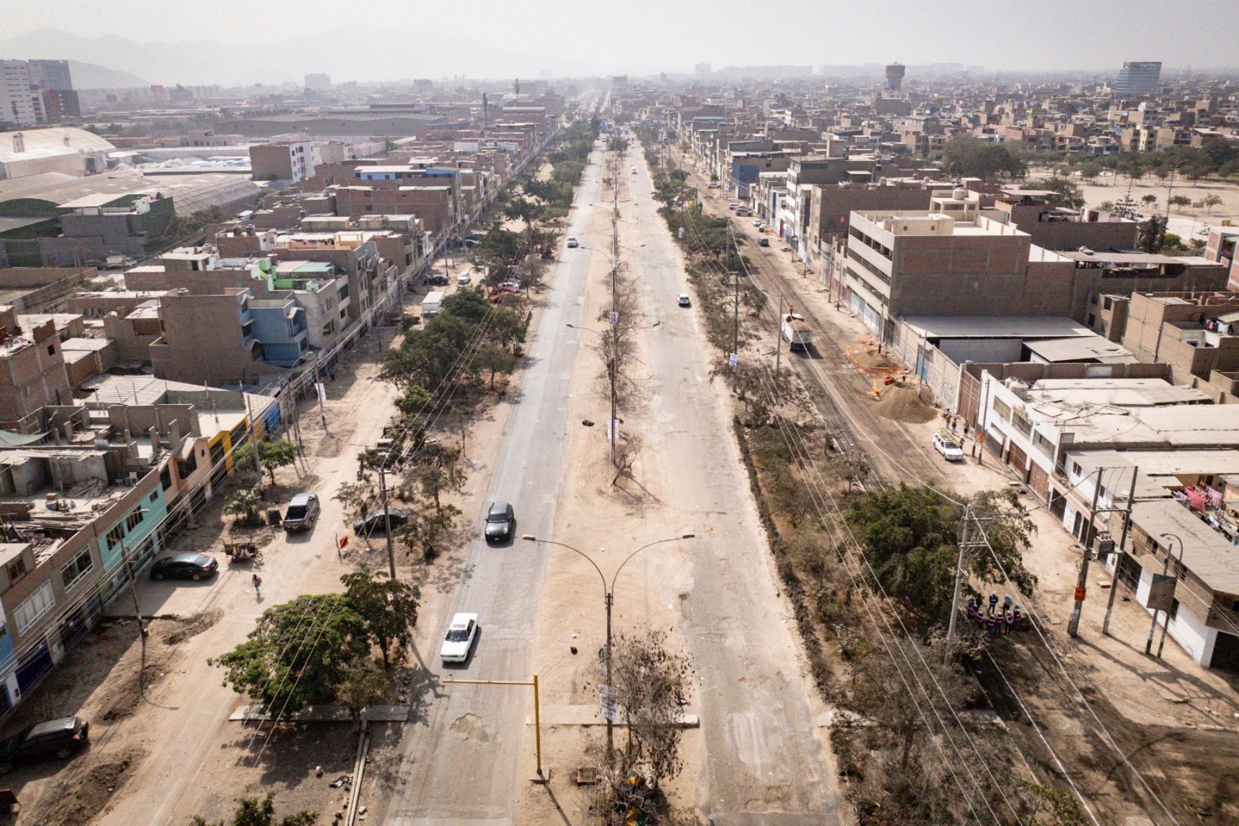 Se intervendrán 3.5 km de vía para fortalecer la transitabilidad en Lima norte. Foto: ANDINA/Difusión