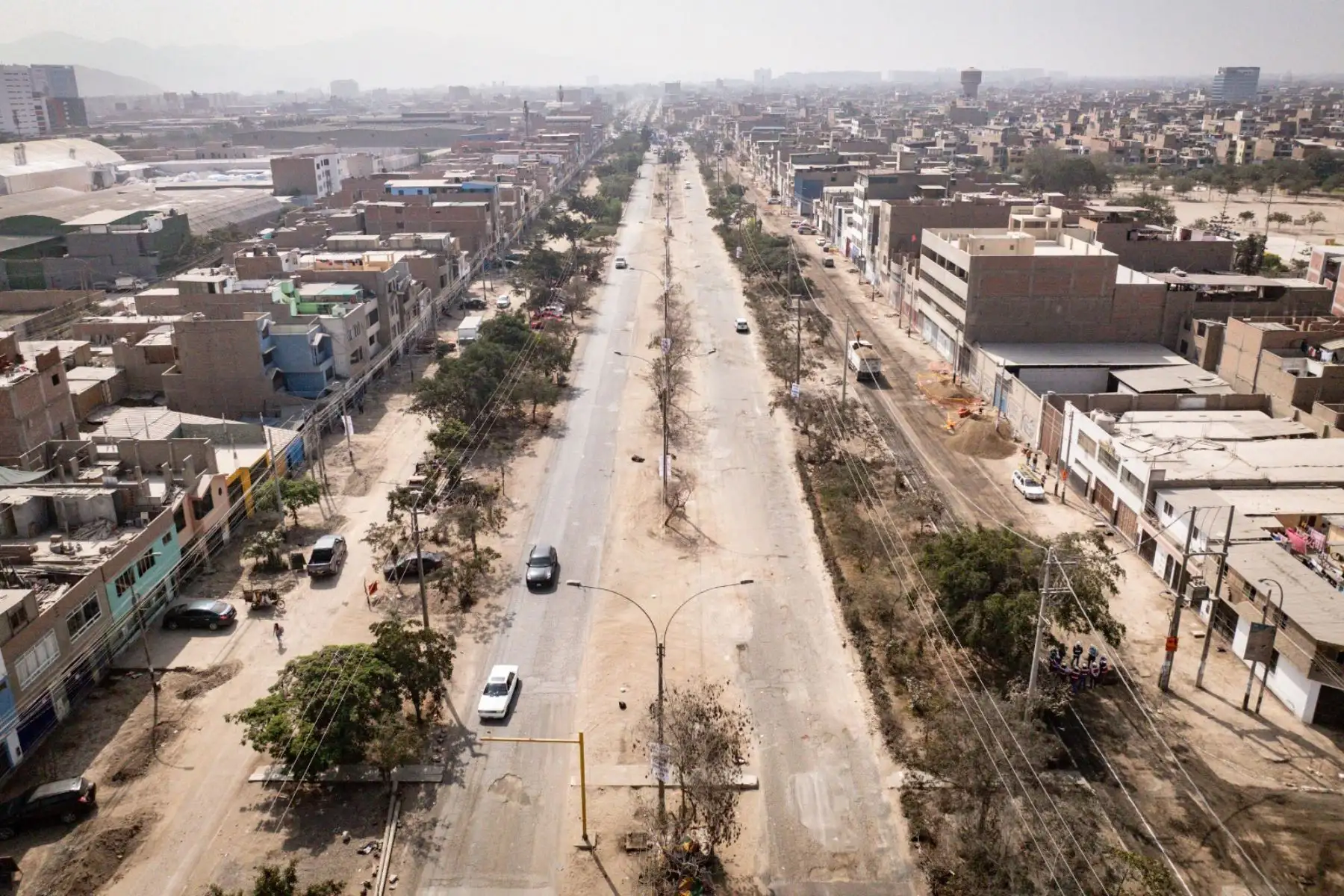 Se intervendrán 3.5 km de vía para fortalecer la transitabilidad en Lima norte. Foto: ANDINA/Difusión