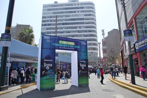Primer festival financiero de Gamarra ofrece créditos competitivos a las mype, en el Parque del Emprendedor del 15 al 17 de mayo. Foto: Cortesía.