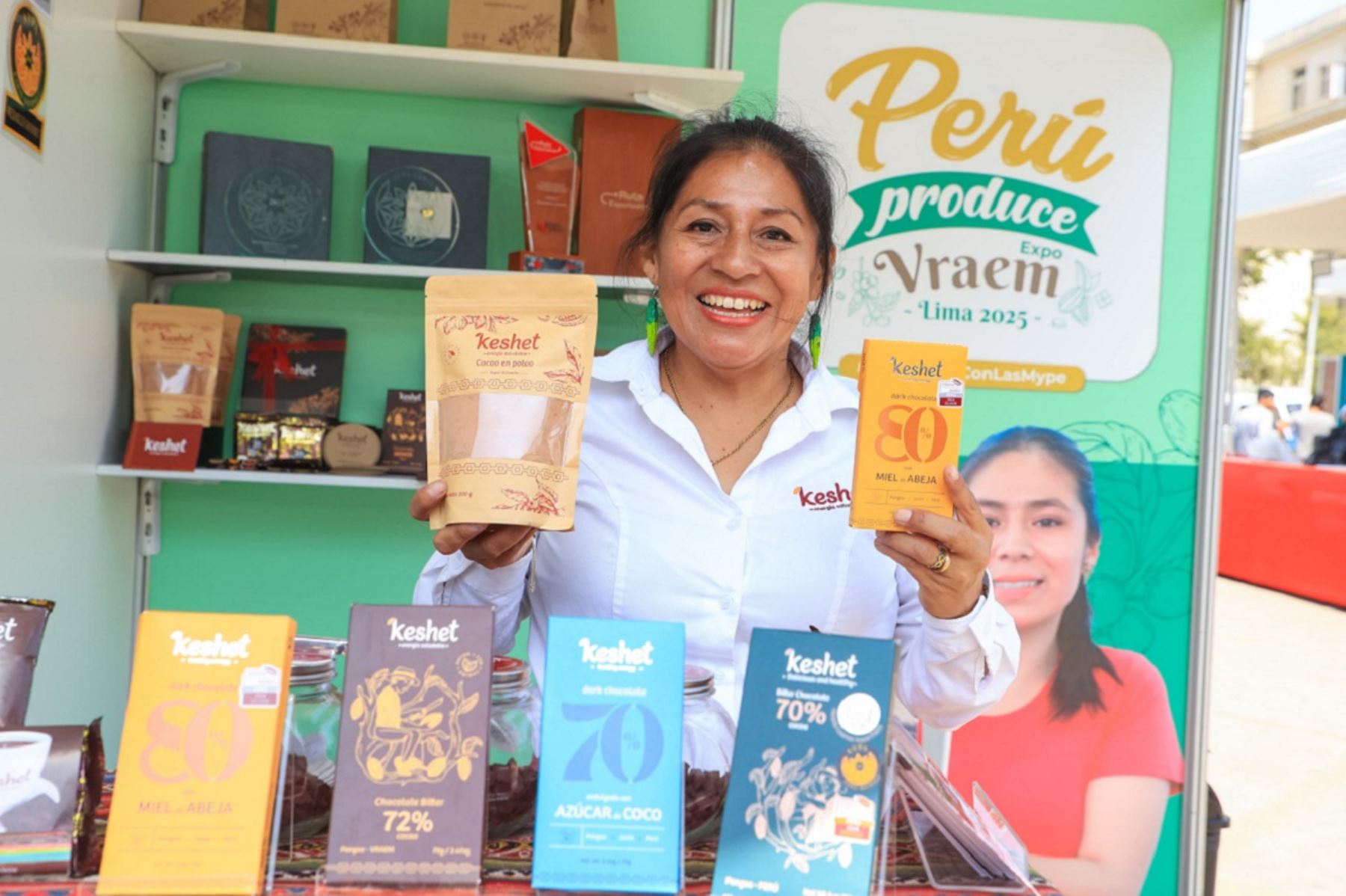 Feria Perú Produce Expo VRAEM impulsará a más de 70 emprendedores con productos de calidad del 15 al 18 de mayo en el Parque de la Exposición. Foto: Cortesía.