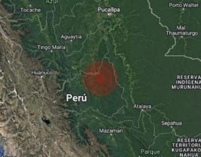 El epicentro del temblor de magnitud 4.0 se localizó cerca de Puerto Bermúdez, en la selva de la región Pasco.