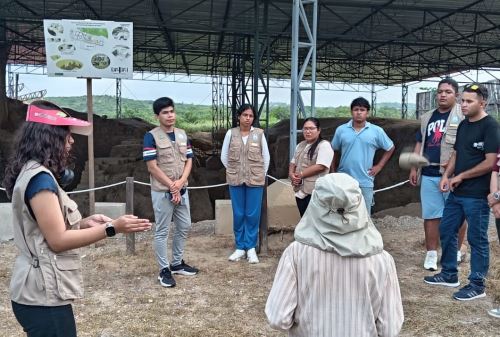 Tumbes destaca que cada vez aumenta el número de turistas que visitan la zona arqueológica monumental Cabeza de Vaca. ANDINA/Difusión