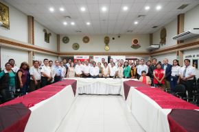 En la sede del Gobierno Regional de Lambayeque se instaló la mesa técnica para implementar la ruta turística Caminos del Papa León XIV. Foto: Mincetur