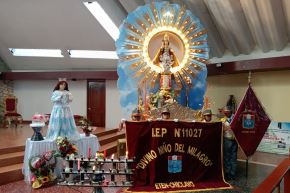 Niños de Ciudad Eten enviaron conmovedores mensajes al santo padre, a través de la cadena japonesa NHK. Foto: ANDINA/Cortesía Silvia Depaz
