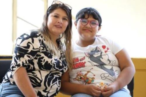Hospital Docente Madre Niño San Bartolomé operó con éxito a Alessandra Robles (11) de una duplicación quística del estómago, enfermedad congénita bastante rara. Foto: ANDINA/Difusión