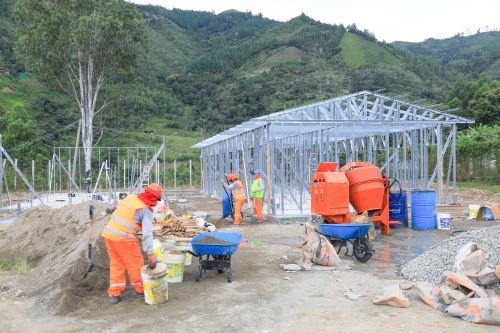 Minsa participa en la colocación de primera piedra del Centro de Salud de Chontalí en Jaén, Cajamarca