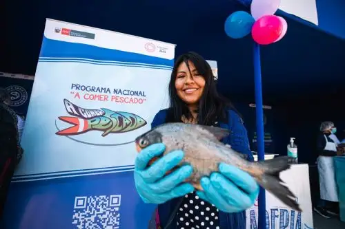 Feria "A comer pescado" en Ayacucho. Foto: ANDINA/Difusión