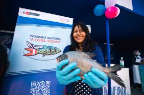 Feria "A comer pescado" en Ayacucho. Foto: ANDINA/Difusión