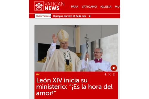 Así informó la prensa internacional la ceremonia de entronización del papa León XIV