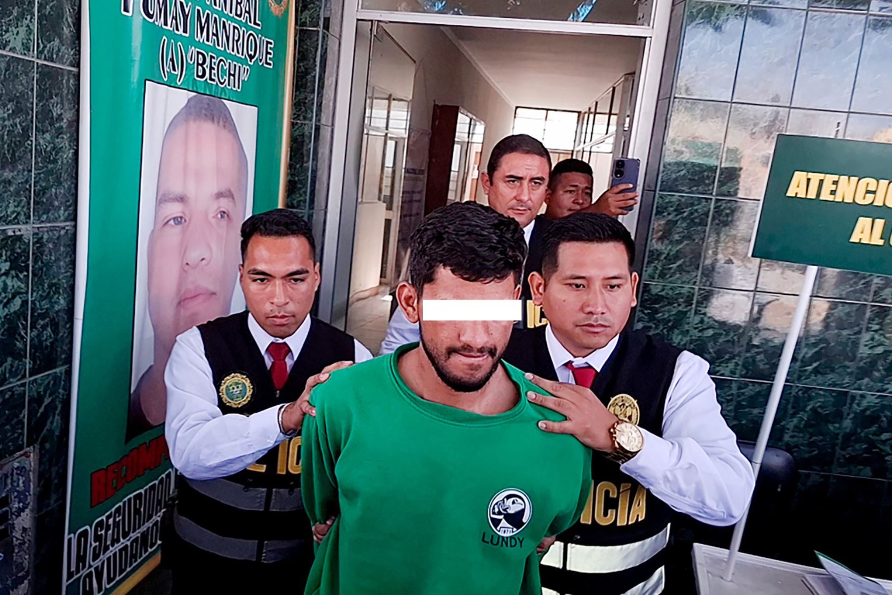 Policía identifica a los presuntos autores del asesinato del periodista Gastón Medina. El crimen se perpetró en enero de este año. Foto: Genry Bautista