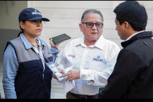 Jefe del Instituto Nacional de Estadística e Informática (INEI), Gaspar Morán Flores