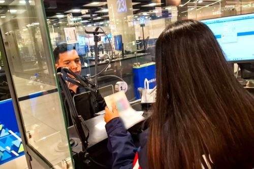 Migraciones controla ingreso de más de 6000 pasajeros durante inicio de marcha blanca en el nuevo Aeropuerto Internacional Jorge Chávez. Foto: ANDINA/Difusión