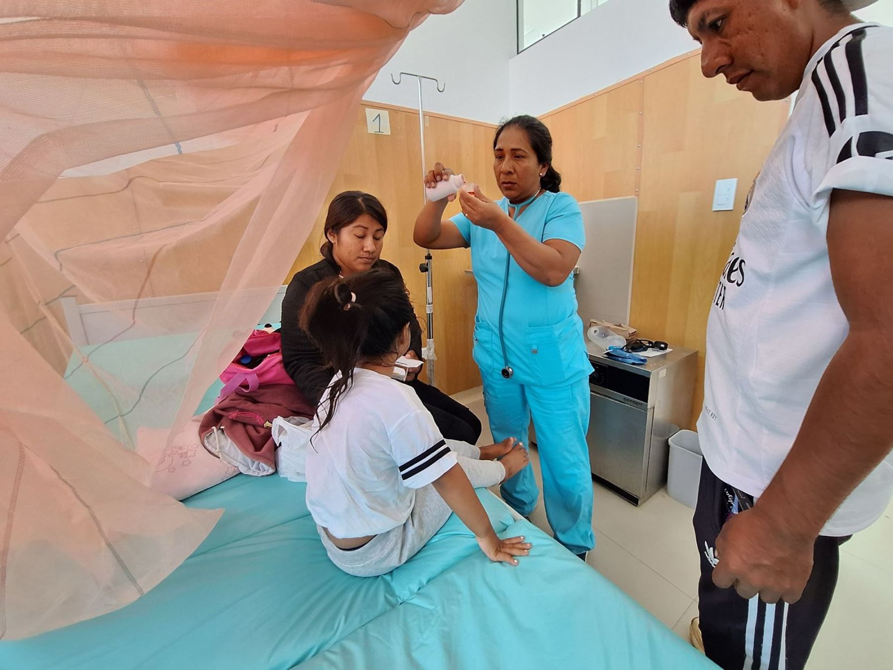 La Geresa Lambayeque anunció que las brigadas de salud intensificarán la búsqueda de personas que tuvieron contacto con la bebé de dos meses de edad afectada por tos ferina. ANDINA/Difusión