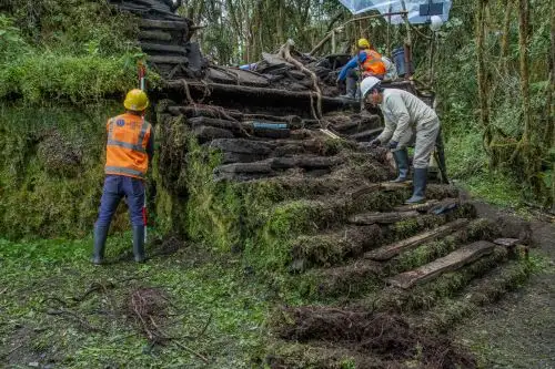 Los trabajos de investigación arqueológica en el Gran Pajatén estuvieron a cargo de un equipo que financió el Fondo Mundial de Monumentos (WMF). ANDINA/Difusión
