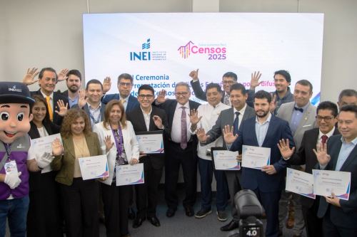 INEI: más instituciones y empresas se unen a los Censos Nacionales 2025. Foto: ANDINA/Difusión.