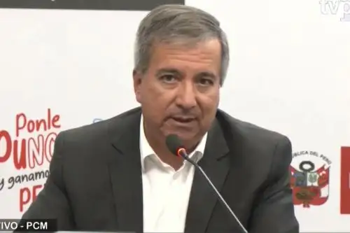 Ministro de Economía y Finanzas, Raúl Pérez Reyes. Captura TV