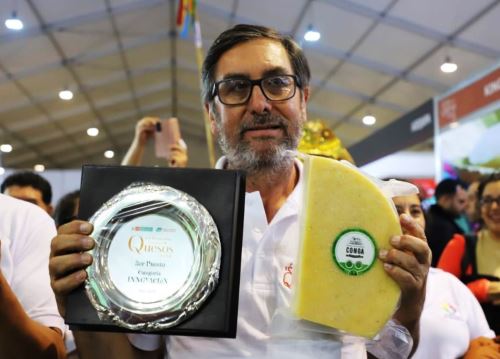 Cajamarca buscará revalidar su título de mejor queso del Perú en el concurso nacional Salón del Queso Peruano que se realizará en Lima. ANDINA/Difusión