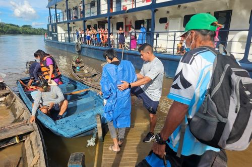 Personal de la PIAS Yavarí gestionó atención especializada de urgencia para un ciudadano loretano con un cuadro de anemia severa. Foto: ANDINA/Difusión.